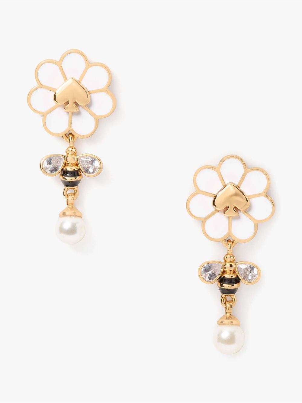 Kate Spade Day Tripper Bee Drop Earrings 🐝